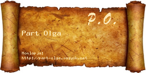 Part Olga névjegykártya